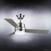 Urban Ambiance Luxury Modern Indoor Ceiling Fan,  15.6"H x 44"W,  Brushed Nickel, UHP9221 - 4 of 4