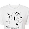 Women's - Pokémon - Pikachu Pokedex Cropped Graphic T-Shirt - 2 of 4