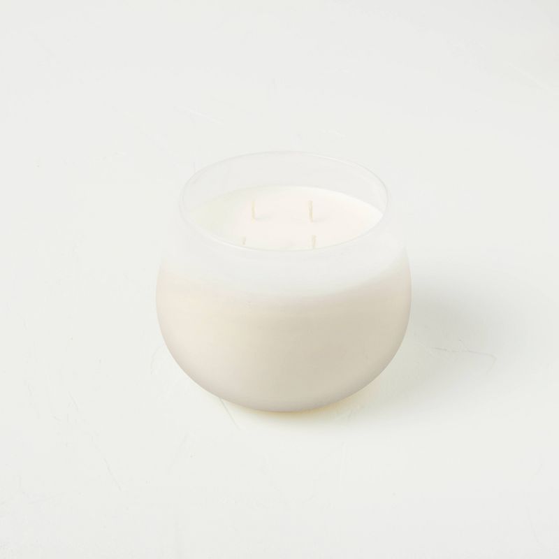 Clarity Fashion Salted Glass Wellness Jar Candle White - Casaluna™, 1 of 13