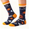 Anna-Kaci 2 Pairs Women's Cotton Halloween Socks Fun Festive Holiday Patterns - 3 of 3