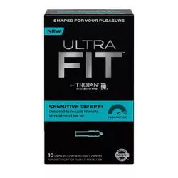 Trojan Ultra Fit Sensitive Tip Condoms - 10ct