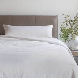 French Linen Body Pillow with Removable Sham | BOKSER HOME - 1 of 4