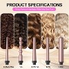 YEVYO 5-in-1 Curling Iron Set, Curling Wand Set with LCD Digital Display and Interchangeable 5 Curling Irons for All Hair Types - Black - 2 of 4