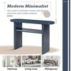 PAGED Modern Minimalist Console Table for Entryway with Adjustable Feet, 2-Tier Storage Entryway Table with Rounded Edges, Entryway Sofa Table - 4 of 4