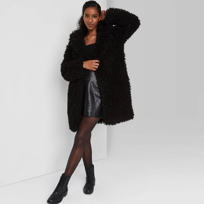 faux fur jacket target