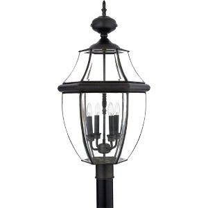Quoizel Lighting Newbury 4 - Light Post Light in  Medici Bronze - 1 of 3
