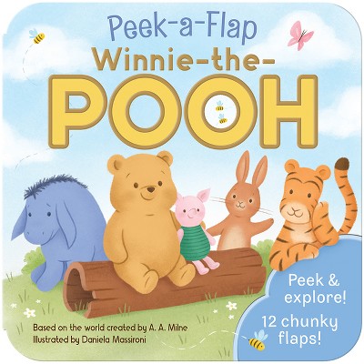 Winnie-The-Pooh - (Peek-A-Flap) by  Cottage Door Press (Board Book)