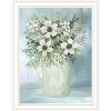 HomeRoots White Blooms White Framed Print Wall Art - 4 of 4