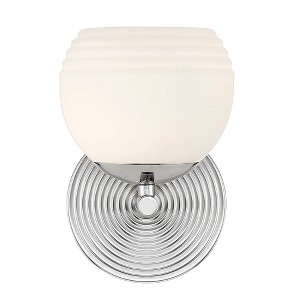 Designers Fountain Moon Breeze 1 - Light Wall Light in  Polished Nickel - 1 of 4