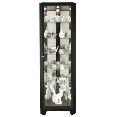 Howard Miller 680631 Howard Miller Melissa Iv Curio Cabinet 680631 Black Satin