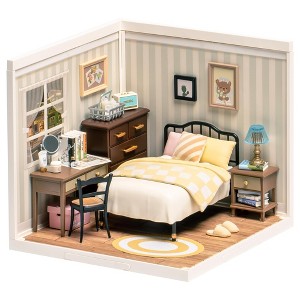 Etokfoks STEM Miniature House Building Kit 1 Set Wooden Model