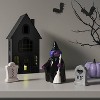 Ceramic Mantle Witch Figural with Broom Figurine - Hyde and EEK! Boutique™ Black - 2 of 3