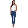 Rekucci Women's Secret Figure Pull-On Skinny Jeans – Stretch Denim with Tummy Control & Functional Pockets - Malibu Blue Solid, 4 - 4 of 4