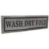 Cheung's Arabella Wall Sign - Galvanized - Wash Dry Fold - 3 of 4