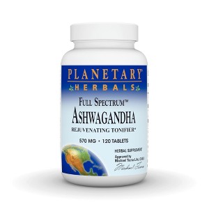 Ashwagandha 570mg Full Spectrum by Planetary Herbals  -  120 Tablet - 1 of 3