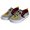 Mickey Mouse Kids Casual No Lace Shoes - Low top Canvas Slip-on Tennis Boys Sneakers - Disney Character sneaker shoe (Size 5-12 Toddler - Little Kid) - 2 of 4