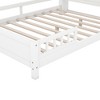 CAVINAS Twin Size Platform Bed Modern Wooden Bed Frame with Storage Headboard, LED Light, Guardrail and Opening for Bedroom - 4 of 4