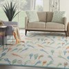Waverly Sun & Shade "Retweet" Multicolor Indoor/Outdoor Area Rug by Nourison SND52 7'9" x 10'10" - 4 of 4