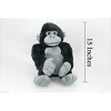 Collectible Wildlife Gifts | Gorilla, Black, High Quality, Realistic Stuffed Primate, Plush Toy, Lifelike Model, Soft, Kids, Educational, Gift,  15 - 3 of 4
