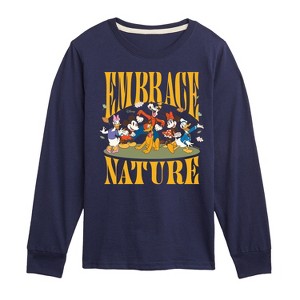 Boys' - Disney - Embrace Nature Long Sleeve Graphic T-Shirt - 1 of 4