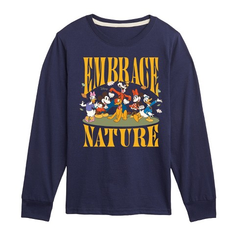 Boys' - Disney - Embrace Nature Long Sleeve Graphic T-Shirt - image 1 of 4