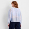 Women's Sheer Balloon Long Sleeve Blouse - Future Collective - image 2 of 3