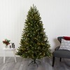 Nearly Natural 6' Pre-Lit LED New Haven Spruce Artificial Christmas Tree Clear Lights - 2 of 4