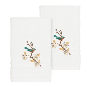 Linum Home Textiles 100% Turkish Cotton SPRING TIME Embellished Towel Set - 1 of 3