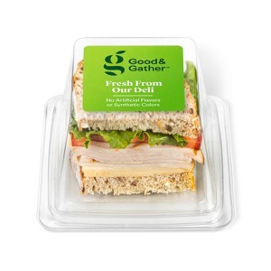 Half Turkey Havarti Sandwich - 3oz - Good & Gather™ - 1 of 3