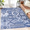 Vintage Area Rug Bohemian Washable Rug Soft Low Pile Rugs for Living Room Bedroom Dining Room - 2 of 4
