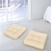 Tangkula Set of 4 21" x 21" Chair Seat Cushion Pads Patio - 2 of 4