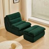 NicBex Couches for Living Room Recliner Single Seat Upholstered Lounge Chair Sofa Modern Design Accent Sofa with Ottoman - 2 of 4