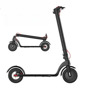 INFURNIC Bicycles, 10 Inch Scooter for Adults and Teens, Portable Folding Scooter, Black, 42.64"*6.5"*46.69" - 1 of 4