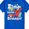 Boys' - Sesame Street - Elmo Loves B Days Short Sleeve Graphic T-Shirt - 2 of 4