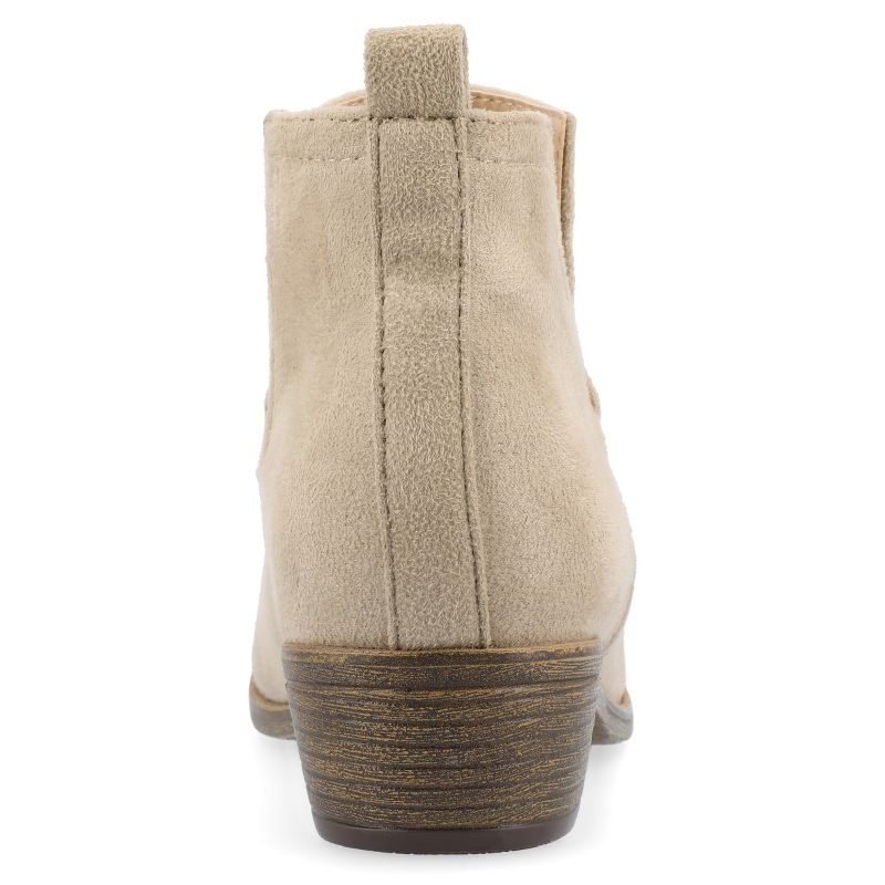 Journee Collection Womens Rimi Pull On Stacked Heel Booties, 4 of 11