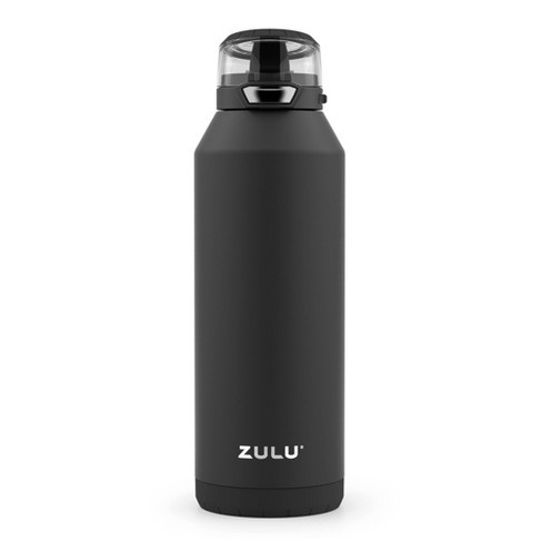 Zulu Swift 40oz Stainless Steel Water Bottle - Black