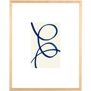 Play Hard - 16" X 20" - Ivory/Navy - Framed Wall Art - WLA2059 - Safavieh - 1 of 4