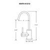 ALFI Point of Use Instant Hot Drinking Water Faucet with Gooseneck Swivel Spout - 2 of 2
