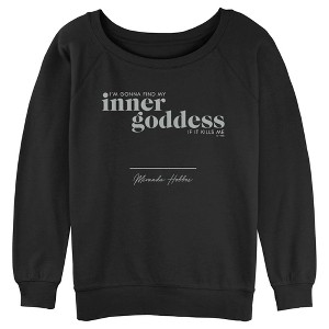 Junior's Women Sex and the City Miranda Find Inner Goddess Sweatshirt - 1 of 4