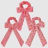 Girls' Strawberry Shortcake 3pk Hair Bow Twister Set - Pink - 2 of 3