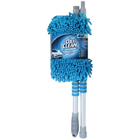Unique Bargains Blue Nonslip Handle Triangle Shape Sponge Brush Cleaning Tool for Auto Car