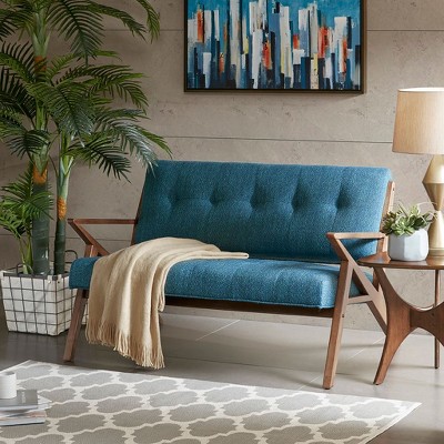 Sapphtopaz Accent Chair Wood Frame Upholstered Modern Lounge Chair Living Room Chair Comfy Chair for Living Room