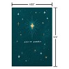 Religious Christmas Card Star of Wonder Sparkling Stars Includes Envelope - 4 of 4