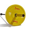 Sunny Health & Fitness Elite Olympic Bumper Weight Plate 2pc 10lbs - White - 4 of 4