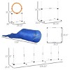 Dog Agility Training Set with Tunnel,Jump Ring,Weave Poles,Pause Box and Carry Bag,5 Piece Outdoor Obstacle Course for Dogs - LAOTIES - 2 of 4