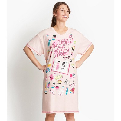 Little Blue House Women's Nightshirt, Book Club, One Size