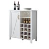 Kings Brand Furniture - Sideboard Buffet Wine Liquor Bar Cabinet for Kitchen, Living Room, Dining Room - 2 of 4