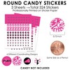Big Dot of Happiness We've Got Spirit - Cheerleading - Birthday Party or Cheerleader Party Small Round Candy Stickers - Party Favor Labels - 324 Count - 3 of 4