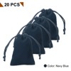 Unique Bargains Velvet Reusable Soft Jewelry Headphone Candy Drawstring Gift Bags 20 Pcs - 3 of 4