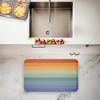 Stupell Industries Rainbow Stripes Gradient Printed Anti-Fatigue Floor Mat, design by Darlene Seale, 30"x18" - 2 of 4